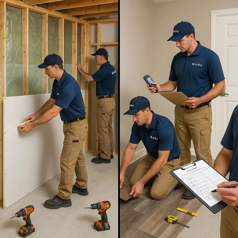 Repairs and Reconstruction process in Warren, MA