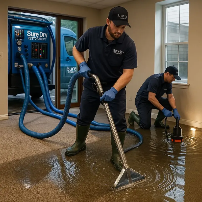 Water Extraction and Removal process in Warren, MA